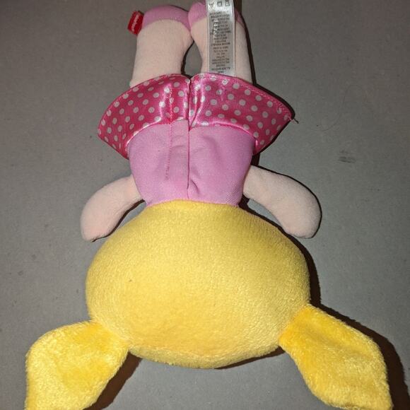 Vintage 3 Lot Plush Dolls Fisher Price Silly Sweet Musical Rattle Ballerina Pink - Picture 3 of 7